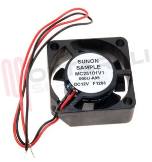 Immagine di VENTOLA ASSIALE 12V DC 25X25X10MM.