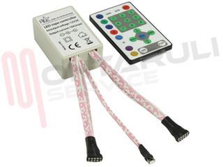 Immagine di CONTROLLER STRISCIA LED RGB 12VDC 18A