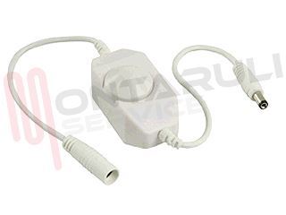 Immagine di VARIATORE LUCE PER STRISCE A LED 12VDC 5A 60W BIANCO