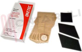 Visualizza i dettagli per SACCHETTI SCOPA IMETEC CF.10PZ. + 3 FILTRI Immagine di SACCHETTI SCOPA IMETEC CF.10PZ. + 3 FILTRI