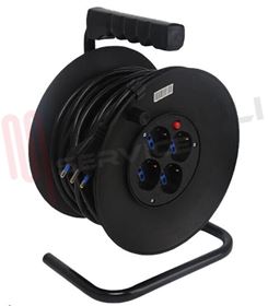 Visualizza i dettagli per AVVOLGICAVO 3X1,5MMQ 25MT. 2P 16A BIVAL/SCHUKO C/PROT. 'PRO' Immagine di AVVOLGICAVO 3X1,5MMQ 25MT. 2P 16A BIVAL/SCHUKO C/PROT. 'PRO'