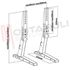 Immagine di SUPPORTO PIEDISTALLO PER TV LCD 13''-37'' MAX 35KG