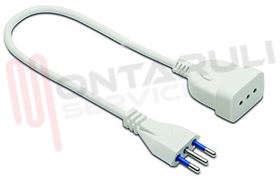 Visualizza i dettagli per PROLUNGA LINEARE 3X1,5MMQ 10A MT.10 BIANCA Immagine di PROLUNGA LINEARE 3X1,5MMQ 10A MT.10 BIANCA