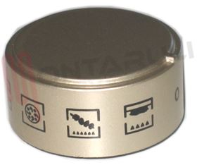 Visualizza i dettagli per MANOPOLA SELETTORE FUNZIONI FORNO D.6MM. Immagine di MANOPOLA SELETTORE FUNZIONI FORNO D.6MM.