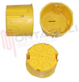 Visualizza i dettagli per SCATOLA INCASSO TONDA P/CARTONGESSO GIALLA Immagine di SCATOLA INCASSO TONDA P/CARTONGESSO GIALLA