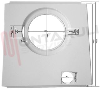 Immagine di FACCIATA FRONTALE SMALTATA BIANCA ELECTROLUX