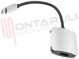 Immagine di ADATTATORE CAVO HDMI PRESA / USB-C SPINA L=120MM.