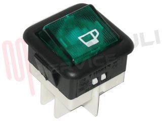 Immagine di INTERRUTTORE UNIPOLARE LUMINOSO VERDE 3 CONTATTI