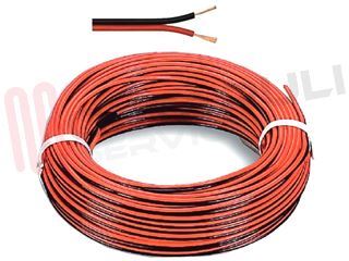 Immagine di PIATTINA ROSSO NERA 2X0.75 PER ALTOPARLANTI