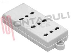 Visualizza i dettagli per PRESA MULTIPLA 3PR. BIVALENTE 16A SENZA CAVO BIANCA Immagine di PRESA MULTIPLA 3PR. BIVALENTE 16A SENZA CAVO BIANCA