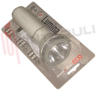 Immagine di TORCIA A 1 LED CENTRALE + 14 LED A SCOPARSA RICARICABILE