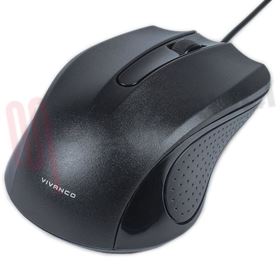 Visualizza i dettagli per MOUSE CON CAVO USB NERO Immagine di MOUSE CON CAVO USB NERO