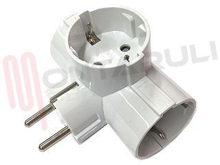 Immagine di PRESA TRIPLA SCHUKO BIANCO 2X16A