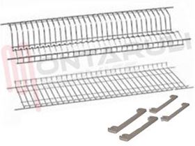 Visualizza i dettagli per SCOLAPIATTI SMALTATO GRIGIO 86CM. Immagine di SCOLAPIATTI SMALTATO GRIGIO 86CM.