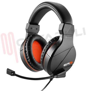 Immagine di CUFFIE BLACK RUSH ER3 GAMING STEREO C/MICROFONO