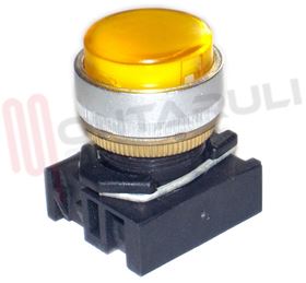 Visualizza i dettagli per TESTA INDICATORE LUMINOSO GIALLO CON BASETTA Immagine di TESTA INDICATORE LUMINOSO GIALLO CON BASETTA