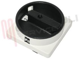 Visualizza i dettagli per MOSTRINA CON MANOPOLA COMMUTATORE ROTATIVO 68X68MM. Immagine di MOSTRINA CON MANOPOLA COMMUTATORE ROTATIVO 68X68MM.