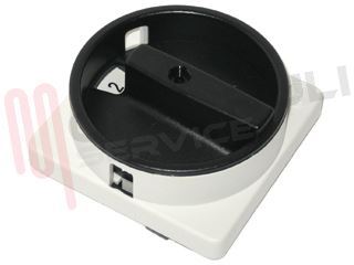 Immagine di MOSTRINA CON MANOPOLA COMMUTATORE ROTATIVO 68X68MM.