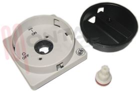 Visualizza i dettagli per MOSTRINA CON MANOPOLA COMMUTATORE ROTATIVO 67X67MM. Immagine di MOSTRINA CON MANOPOLA COMMUTATORE ROTATIVO 67X67MM.