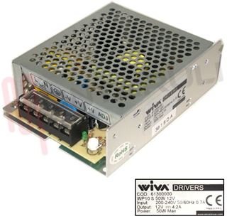 Immagine di ALIMENTATORE 12V WP10- S 50W LED