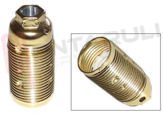 Immagine di PORTALAMPADA E14 FILETTATO IN METALLO OTTONE