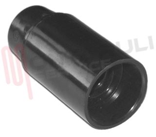 Immagine di PORTALAMPADA E14 LISCIO NERO BAKELITE