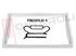 Immagine di GUARNIZIONE MAGNETICA 4L BIANCA 0578X582MM SEZ.Y B/RIG.