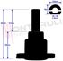 Immagine di ASTINA CAPPUCCIO RUBINETTO TERMOSTATO GAS D.10X8MM.