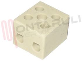 Visualizza i dettagli per MORSETTO IN STEATITE 2X6 MMQ Immagine di MORSETTO IN STEATITE 2X6 MMQ