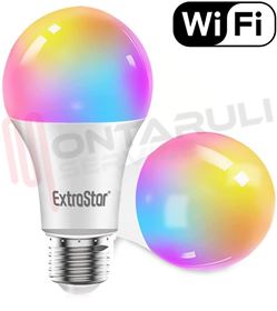 Visualizza i dettagli per LAMPADA SMART LED E27 15W WIFI ALEXA RGB A65 1400LM Immagine di LAMPADA SMART LED E27 15W WIFI ALEXA RGB A65 1400LM