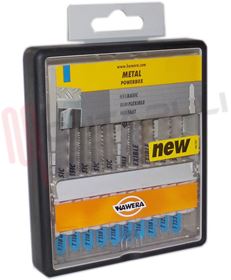 Visualizza i dettagli per SET DI 10 LAME <METALLO> MONOCAMMA PER SEGHETTO ALTERNATIVO Immagine di SET DI 10 LAME <METALLO> MONOCAMMA PER SEGHETTO ALTERNATIVO