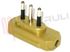 Immagine di SPINA PIATTA 2X10A+T ORO
