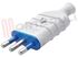 Immagine di SPINA VOLANTE 2P+T 10A BIANCA 92801026