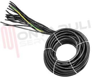 Immagine di CAVO VINILGOMMA 19X1,5MMQ NERO TONDO MATASSA 8,5MT.