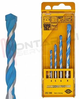 Immagine di SET PUNTE UNIVERSALI MULTICONSTRUCTION Ø 4-8MM. KIT 4PZ.