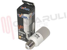 Visualizza i dettagli per LAMPADA TUBOLARE LED E27 9W 230V 3000°K 850LM OPALE Immagine di LAMPADA TUBOLARE LED E27 9W 230V 3000°K 850LM OPALE