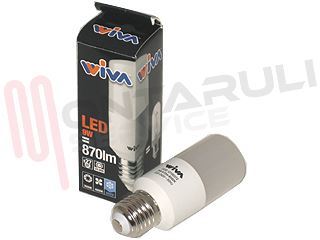 Immagine di LAMPADA TUBOLARE LED E27 9W 230V 6000°K 870LM OPALE