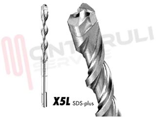 Immagine di PUNTA PER PIETRA E CALCESTRUZZO SDS-PLUS X5L Ø 8,0 L 215 MM.