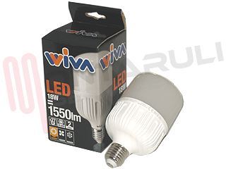 Immagine di LAMPADA TUBOLARE LED E27 18W 230V 3000°K (RESA/102) HI-POWER