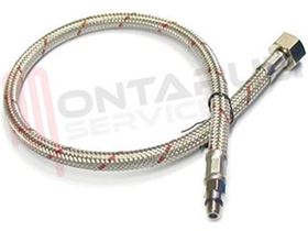 Visualizza i dettagli per FLESSIBILE INOX ROSSO L=55CM. Immagine di FLESSIBILE INOX ROSSO L=55CM.