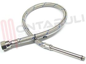 Visualizza i dettagli per FLESSIBILE INOX BLU CALOTTA GIREVOLE L=55CM. Immagine di FLESSIBILE INOX BLU CALOTTA GIREVOLE L=55CM.