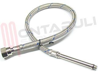 Immagine di FLESSIBILE INOX BLU CALOTTA GIREVOLE L=55CM.