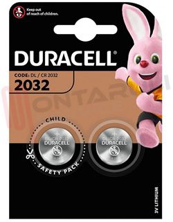 Immagine di BATTERIA 3V DL2032 LITIO BLISTER 2 PEZZI