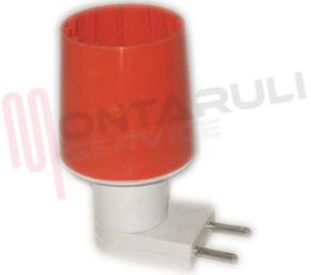 Visualizza i dettagli per PORTALAMPADA E14 A SPINA NOTTURNA MINI ABAT-JOUR ARANCIO Immagine di PORTALAMPADA E14 A SPINA NOTTURNA MINI ABAT-JOUR ARANCIO