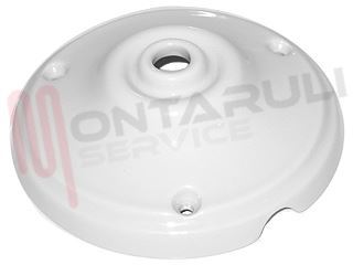 Immagine di ROSONE PORCELLANA PER SOSPENSIONE BIANCO Ø100MM.