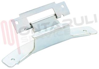 Immagine di CERNIERA OBLO' CON FORI DA 4,5 MM LAVATRICE ARISTON INDESIT