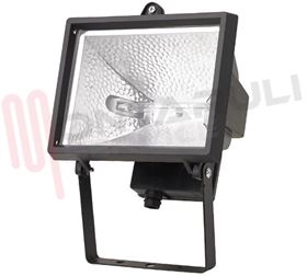 Visualizza i dettagli per PROIETTORE 500W ALOGENO CON LAMPADA PER ESTERNO NERO Immagine di PROIETTORE 500W ALOGENO CON LAMPADA PER ESTERNO NERO