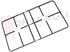 Immagine di GRIGLIA 2 FUOCHI PIATTINA 495X278X30MM. ZANUSSI