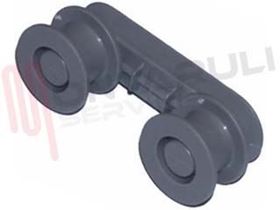 Visualizza i dettagli per SUPPORTO COMPLETO RUOTE GRIGIO SCURO Immagine di SUPPORTO COMPLETO RUOTE GRIGIO SCURO