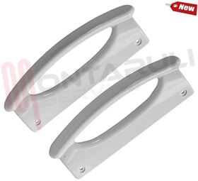 Visualizza i dettagli per MANIGLIA FRIGO BIANCA KIT 2PZ Immagine di MANIGLIA FRIGO BIANCA KIT 2PZ